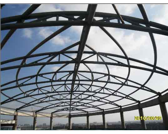 中煤朔州宾馆管桁架工程 